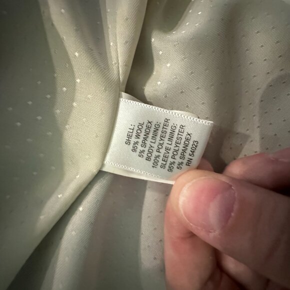 Banana Republic Gray Blazer Suit Jacket Size 12 - Picture 13 of 14